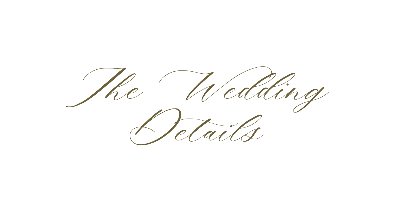 Wedding Details